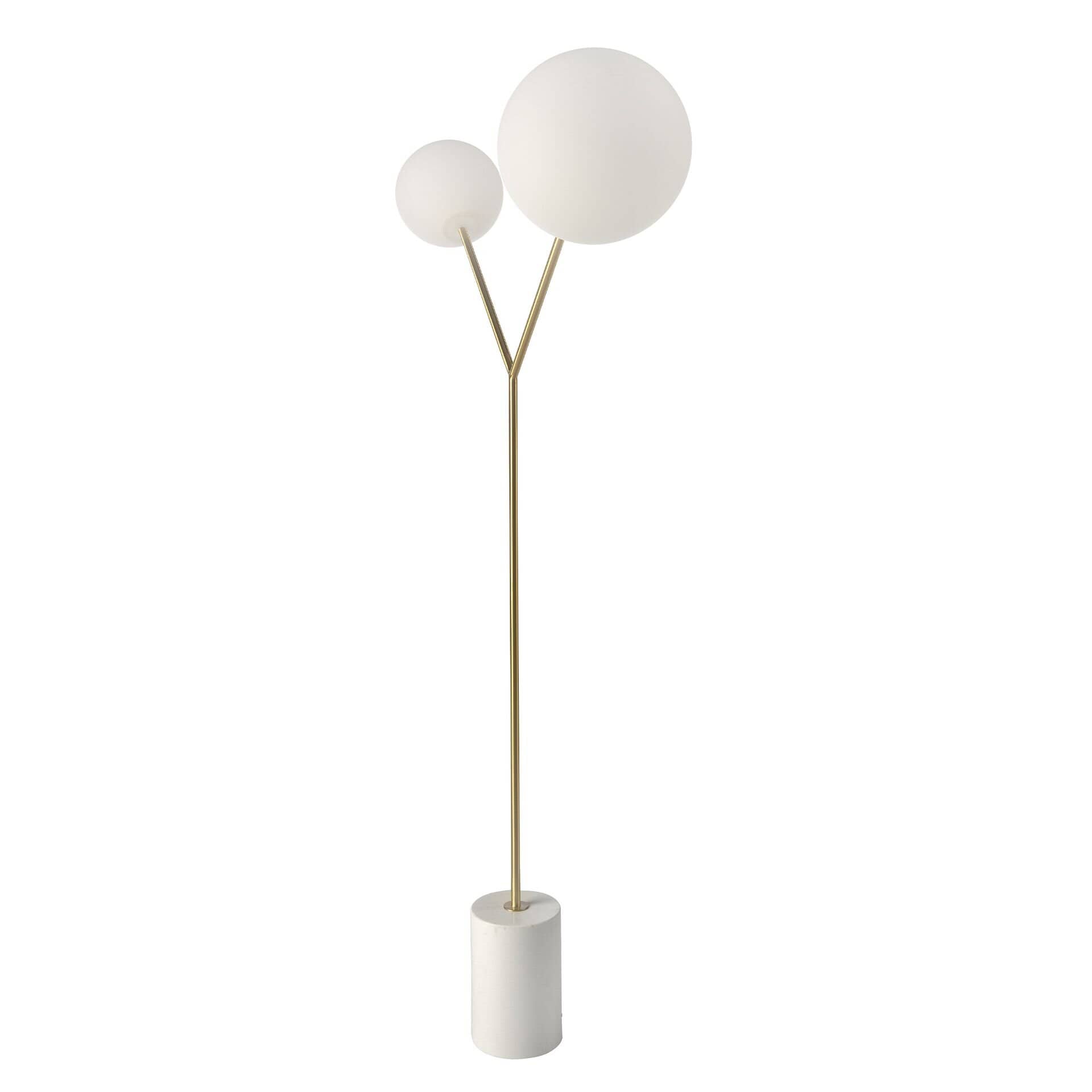 Gulvlampe Golden White S2