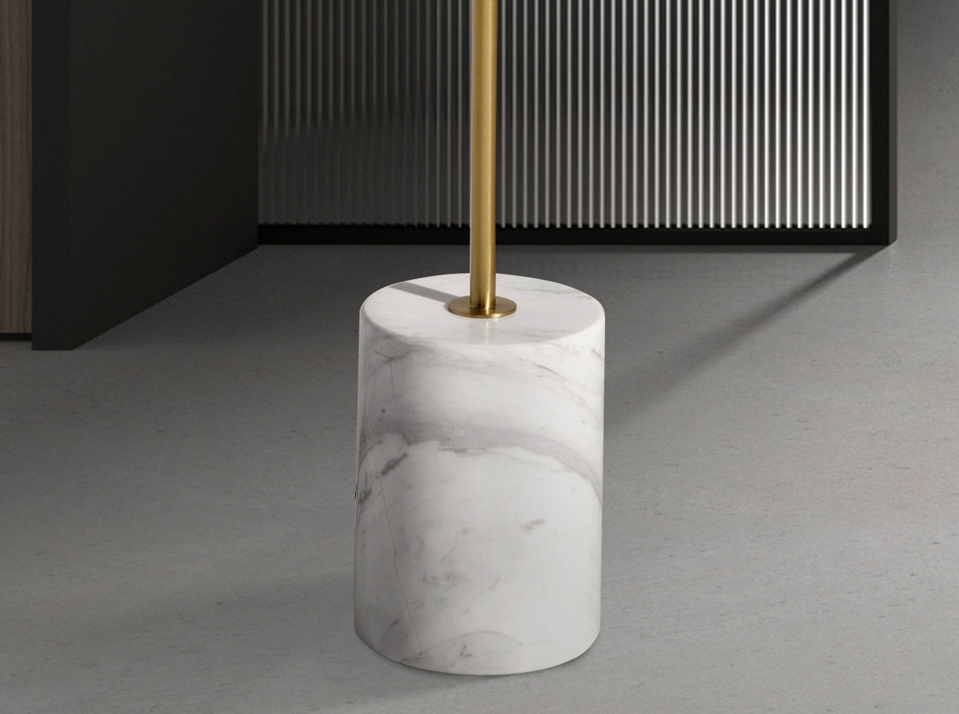 Gulvlampe Golden White S2