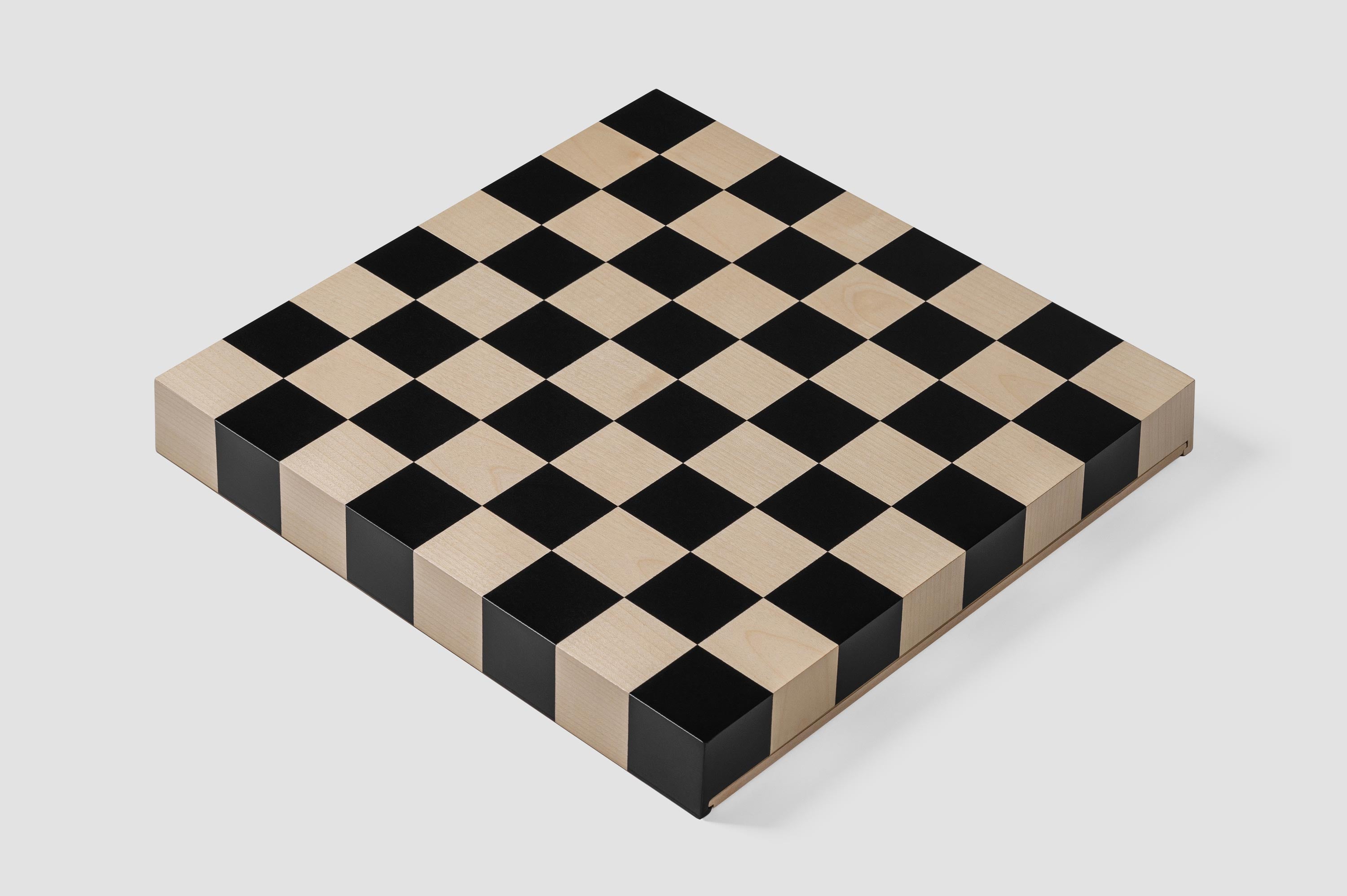 Maple wood sjakk 2