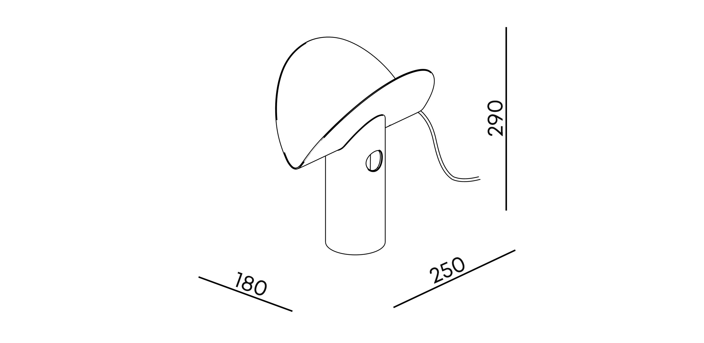 Lampe-vase blanding