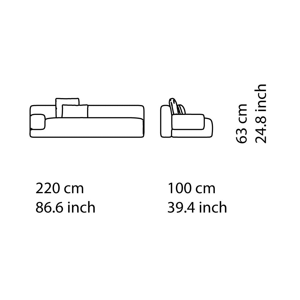 Snøhvit sofa