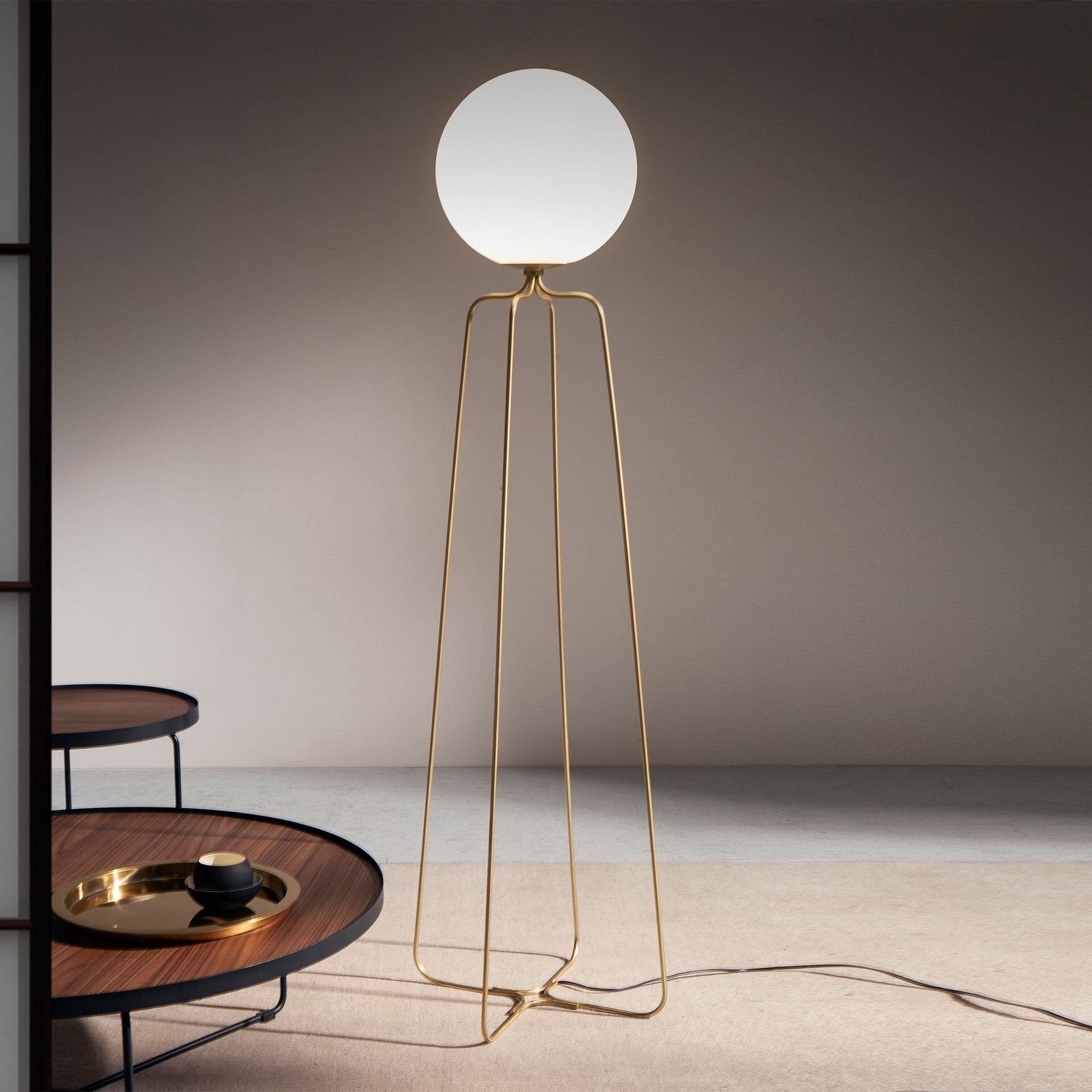 Gulvlampe Golden White S1